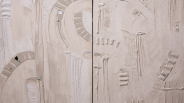 Αποχρώσεις του λευκού ΙΙΙ - Ανάγλυφα στοιχεία, καθρέπτες, μικτή τεχνική